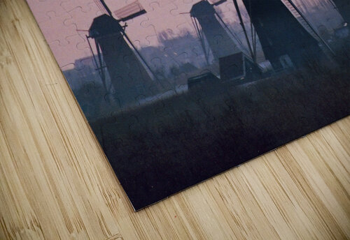 Kinderdijk in Morning CRB Images Photography puzzle