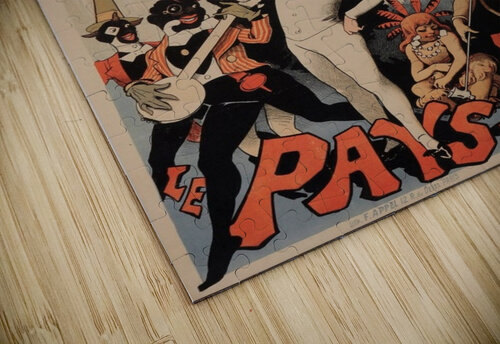 Original Vintage French Poster for Theatre de la Gaite VINTAGE POSTER puzzle