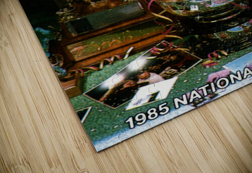 1985 Oklahoma Sooners National Champions Poster Row One Brand puzzle