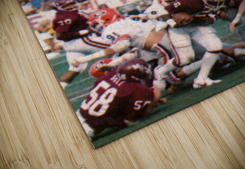 1983 Mississippi State Bulldogs Retro Football Poster Row One Brand puzzle
