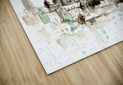 Basilique du Sacre-Cour Paris France Eugenia Gorbacheva puzzle