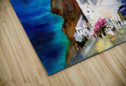 Santorini island Greece Eugenia Gorbacheva puzzle