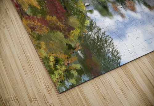 Reflets sur la riviere Coloriflam puzzle