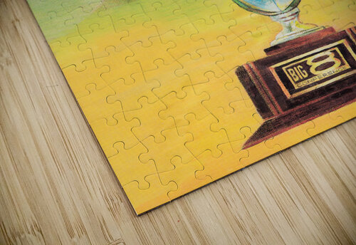 1987 Oklahoma vs. Nebraska Football Art Row One Brand puzzle