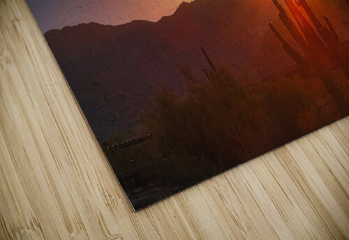 Desert Sunset Mountian Rachael Robinson  puzzle