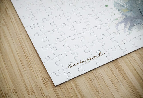 Gray feathers Eugenia Gorbacheva puzzle