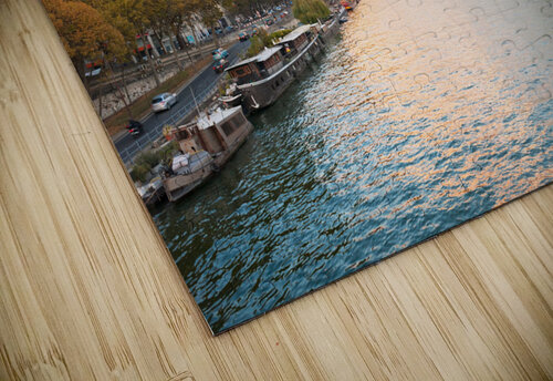 Orange Eiffel tower Philippe Lejeanvre puzzle
