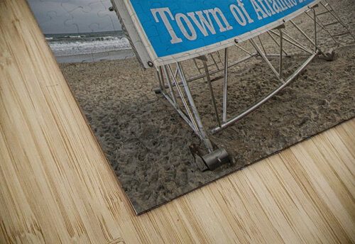 Atlantic Beach Lifeguard Tower at Sunset Robert Decker puzzle