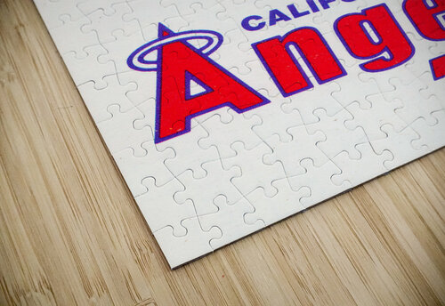 1985 California Angels Retro Poster Row One Brand puzzle