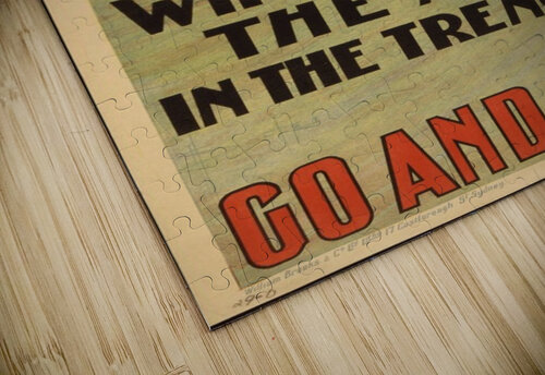 Go help VINTAGE POSTER puzzle