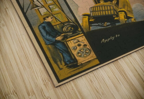 Learn a trade VINTAGE POSTER puzzle