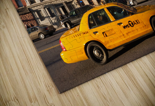 Yellow taxi   lower Manhattan   NYC Philippe Lejeanvre puzzle