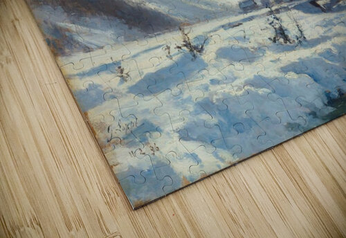 La vallee de Chamonix en hiver Toussaint Gabriel Loppe puzzle