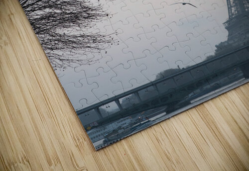 Eiffel tower early morning in the haze Philippe Lejeanvre puzzle