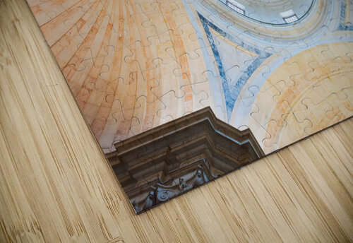 Lisbon Pantheon ceiling Philippe Lejeanvre puzzle