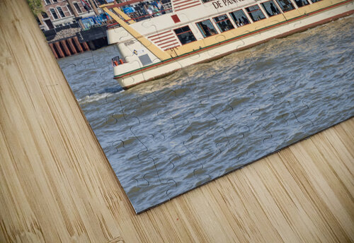De Pannenkoekenboot boat on New Meuse river Philippe Lejeanvre puzzle