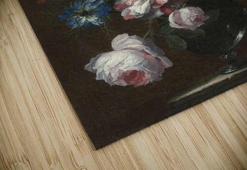 Flowers in a glass vase Jean Baptiste Monnoyer puzzle