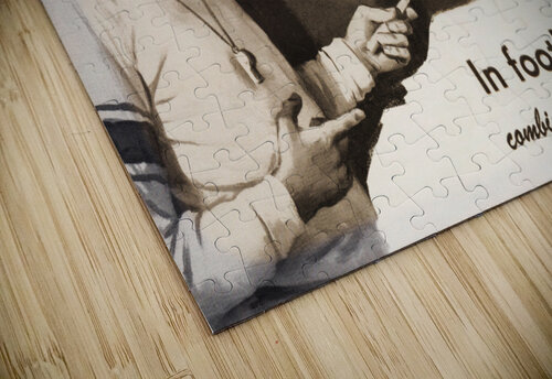 1954 Vintage Football Coach Art Row One Brand puzzle