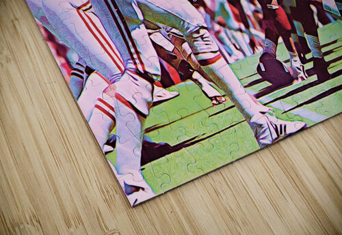 1980 Oklahoma vs. Texas Football Art Row One Brand puzzle