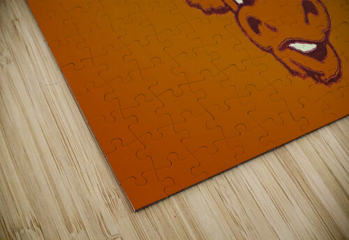 1960 Texas Longhorn Cartoon Art Row One Brand puzzle