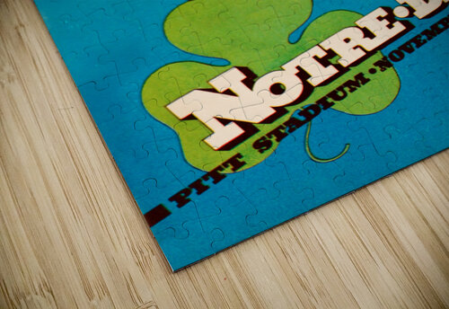 1934 Notre Dame vs. Pitt Panthers Football Cover Art Row One Brand puzzle