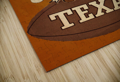 1957 Texas Longhorns Remix Art Row One Brand puzzle