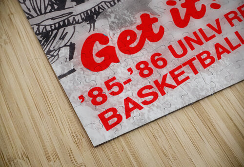 1985 UNLV Rebel Basketball Art Row One Brand puzzle
