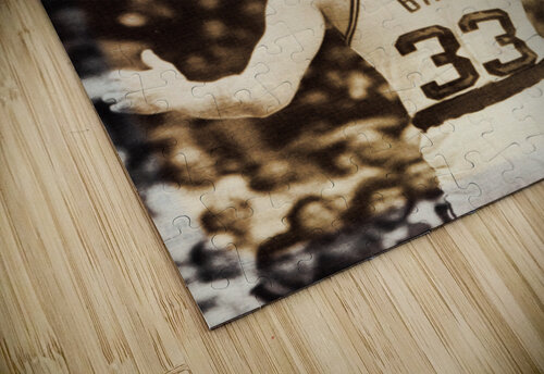 1981 Dr. J and Larry Bird Photo Art Row One Brand puzzle