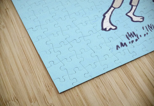 1948 Columbia Lion Cartoon Art Row One Brand puzzle