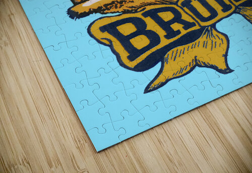 Vintage UCLA Bruins Sailor Mascot Cartoon Logo Art Row One Brand puzzle