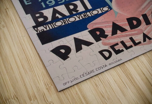 Paradiso della Seta vintage poster VINTAGE POSTER puzzle