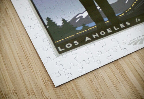 The Coast Starlight Vintage Poster VINTAGE POSTER puzzle