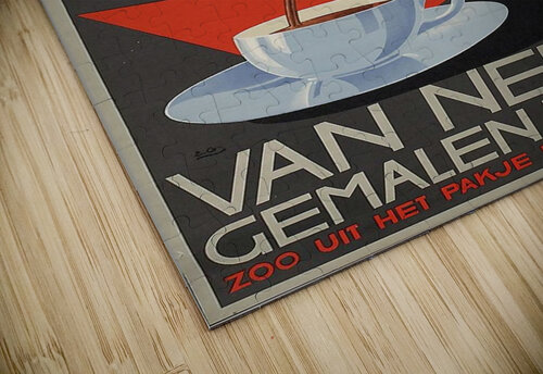 Vintage poster for Van Nelle Germalen Koffie VINTAGE POSTER puzzle