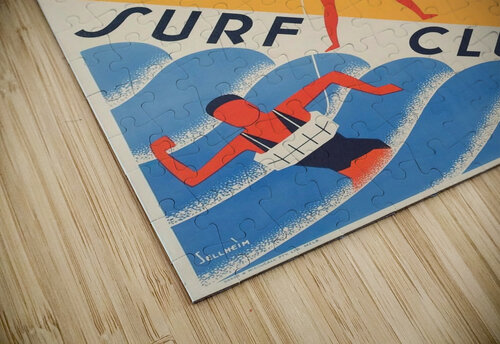 Australia Surf Club poster VINTAGE POSTER puzzle
