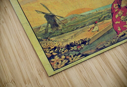 Wenduine aan der Zee vintage poster VINTAGE POSTER puzzle