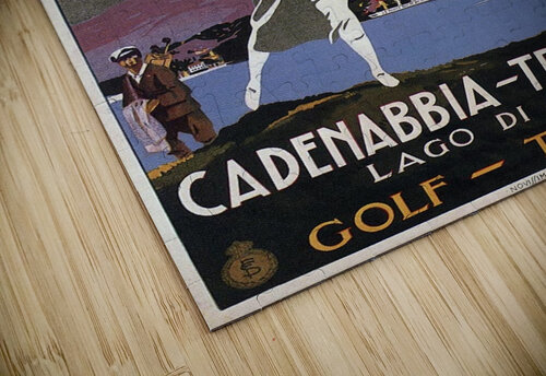 Cadenabbia-Tremezzo, Lake Como poster, 1926 VINTAGE POSTER puzzle