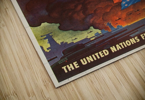 United Nations Fight for freedom vintage poster VINTAGE POSTER puzzle