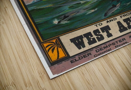 Elder Dempster Lines vintage poster VINTAGE POSTER puzzle