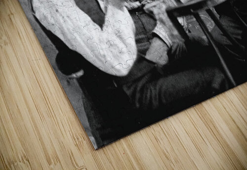 Found and Restored - My Dudes  - From an Antique Cabinet Card Steve Alejandro puzzle