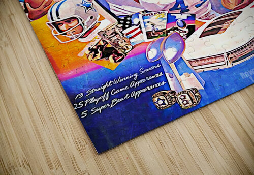 1979 Dallas Cowboys Ron McKee Art Row One Brand puzzle