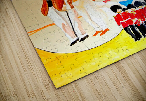 Vintage travel poster for London, England VINTAGE POSTER puzzle