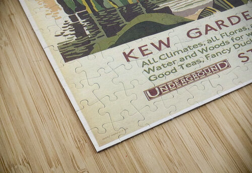 London Underground Kew Gardens poster VINTAGE POSTER puzzle