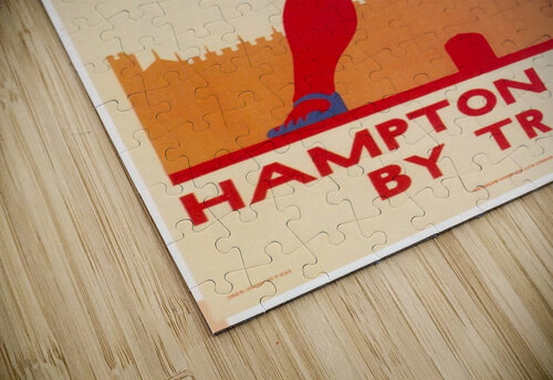 Hampton Court by Tram vintage poster VINTAGE POSTER puzzle