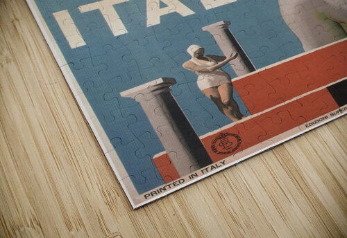 Italy vintage travel poster, 1935 VINTAGE POSTER puzzle