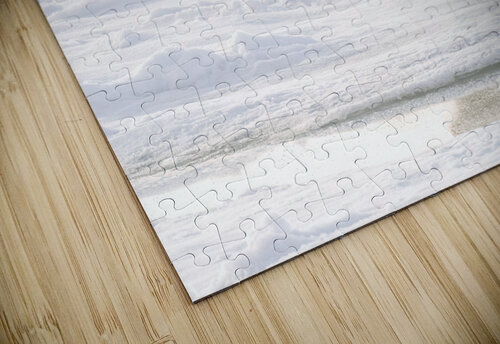 Polar Bear Ice Reflection Kara Capaldo Photography puzzle