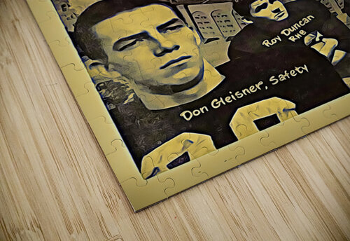 1953 Vandy Football Art Remix Row One Brand puzzle