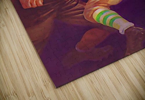1937 Vintage Football Art with Purple Background Row One Brand puzzle