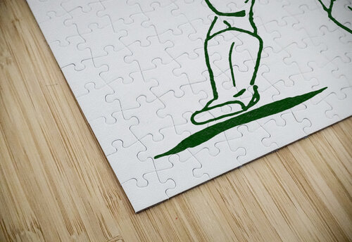 Vintage Michigan State Spartan Art Row One Brand puzzle