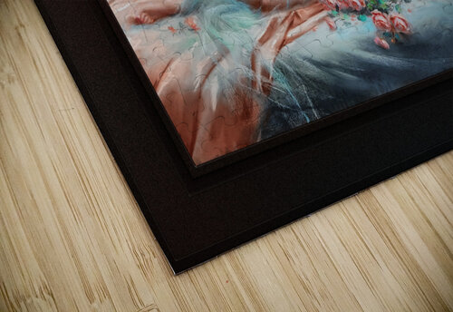 Nu Aux Roses by Delphin Enjolras Remastered Xzendor7 Classical Fine Art Old Masters Reproductions xzendor7 puzzle