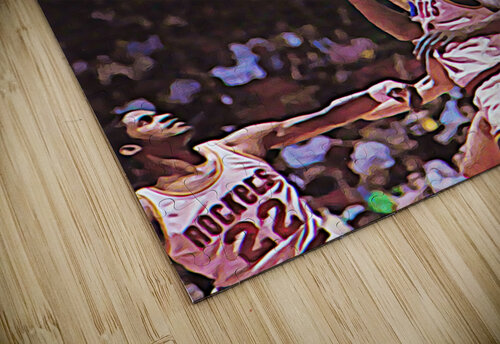 1985 houston rockets art Row One Brand puzzle